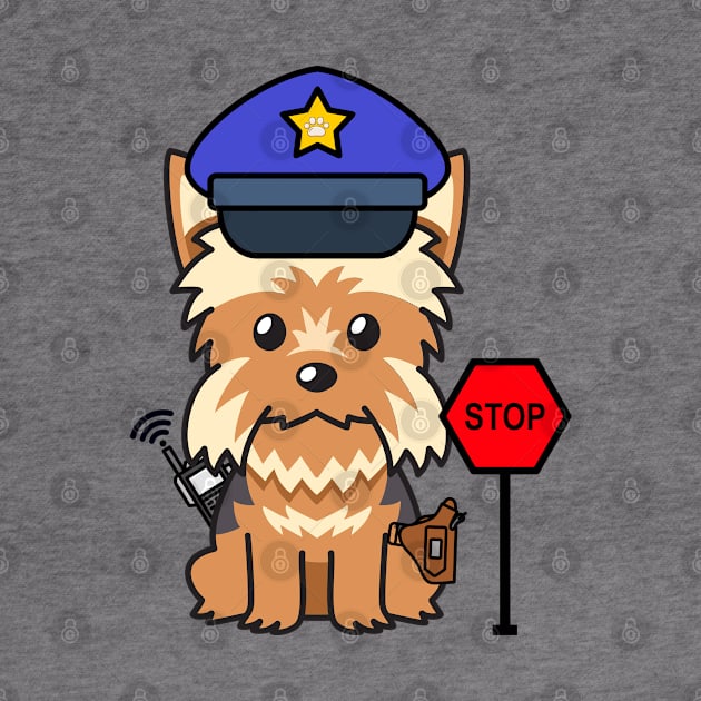 Police Dog Yorkshire Terrier by Pet Station